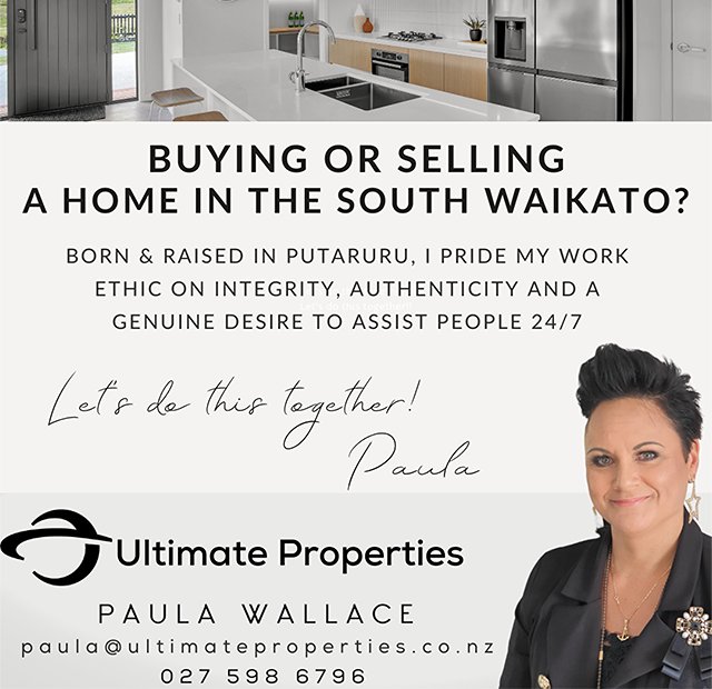 Paula Wallace - Ultimate Properties Waikato Limited - Putaruru Primary School